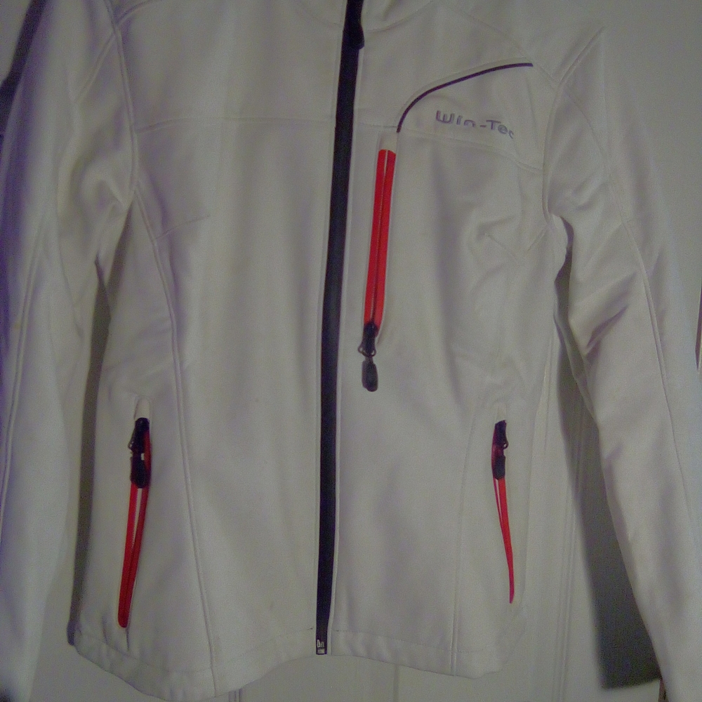 Wincraft White Utility Jacket with Red Accents